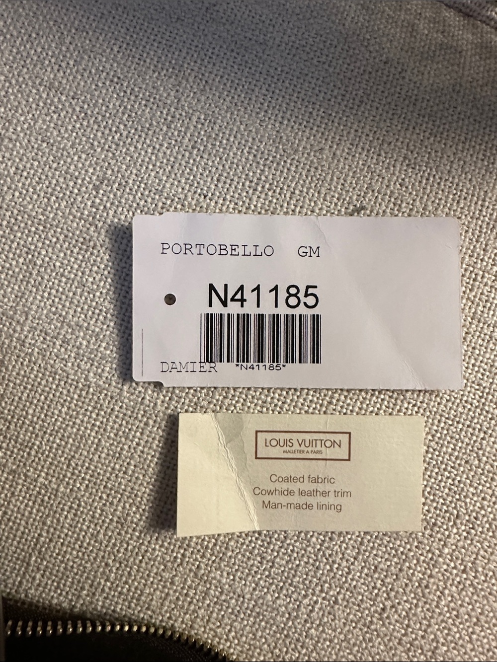 Like New  Louis Vuitton Portobello Damier Purse Excellent Condition - Picture 8 of 10